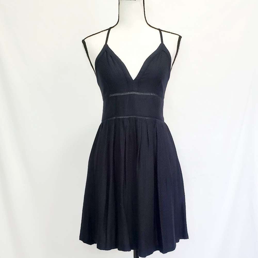 Roxy Black Adjustable Strappy Dress with Pockets - Picture 2 of 6